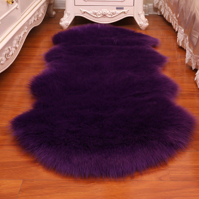 Tapis en fausse fourrure