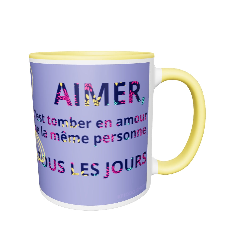 Mug à Intérieur Coloré