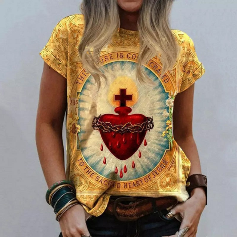 T-shirt Casual-Religious