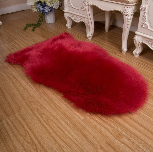 Tapis en fausse fourrure