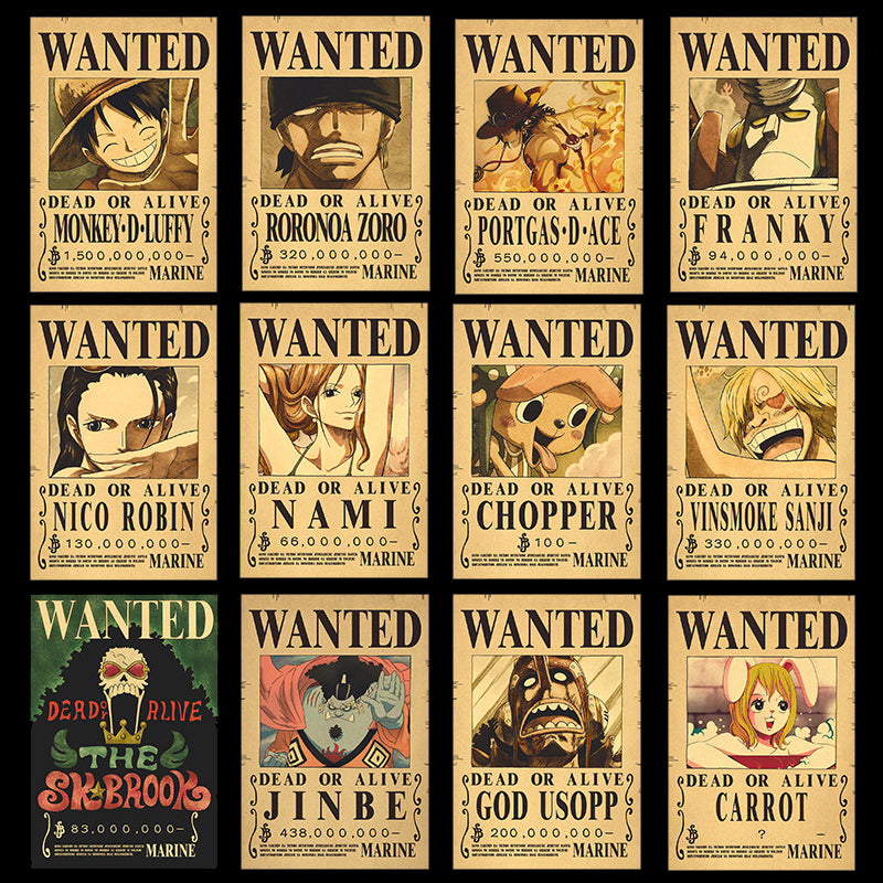 One Piece Posters Vintage