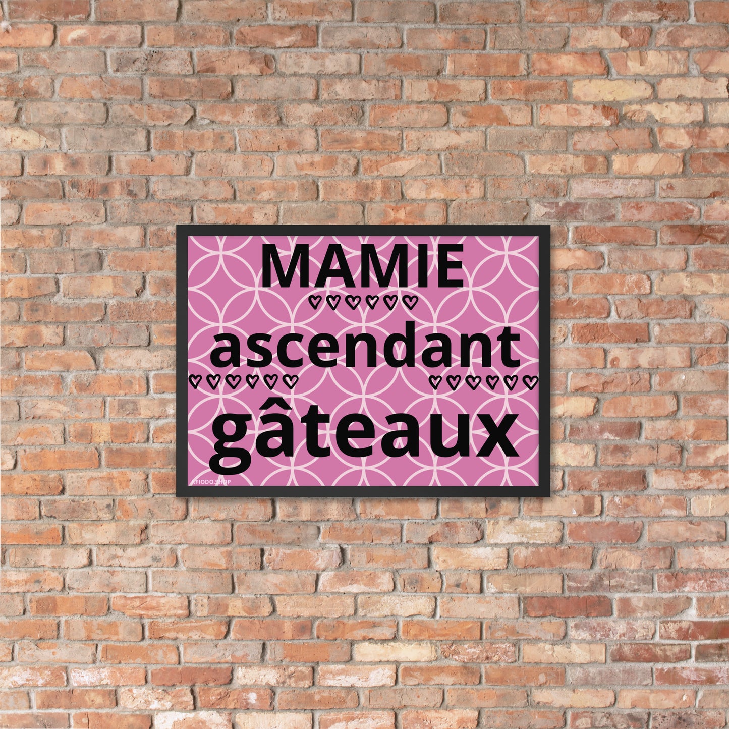 Poster Mat Encadré *MAMIE #1