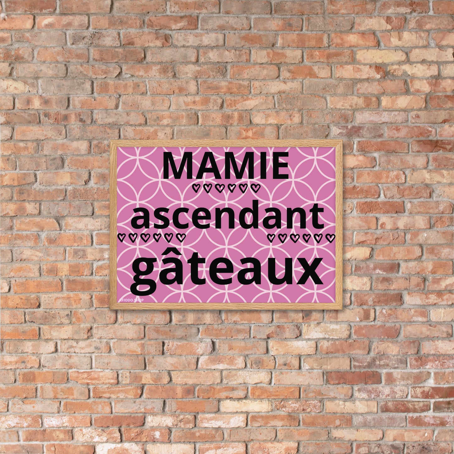 Poster Mat Encadré *MAMIE #1