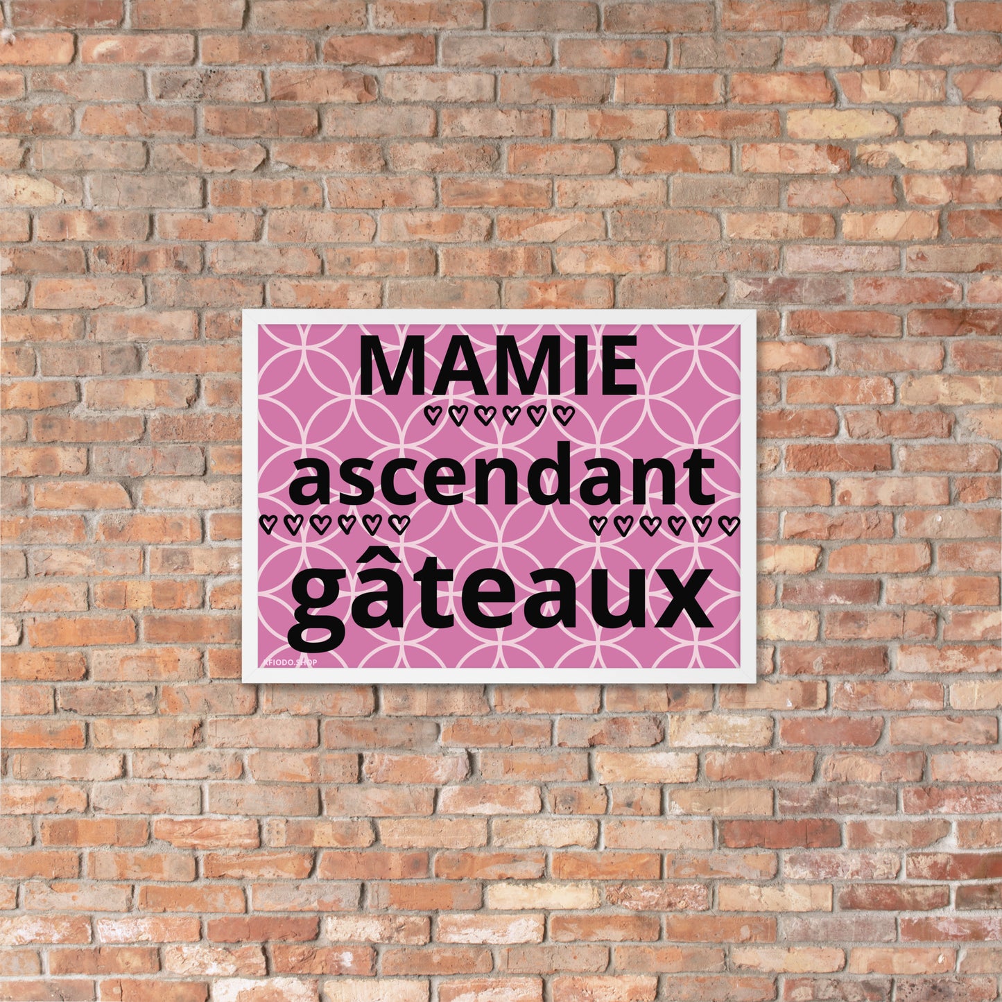 Poster Mat Encadré *MAMIE #1