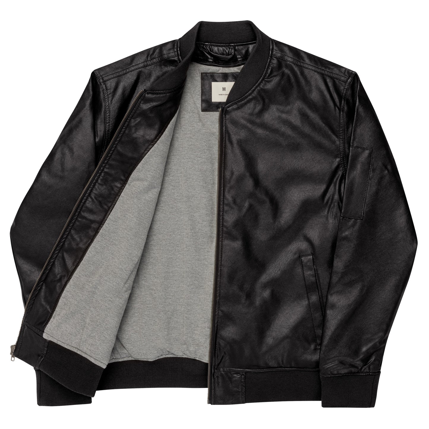 Veste mixte Bomber en cuir