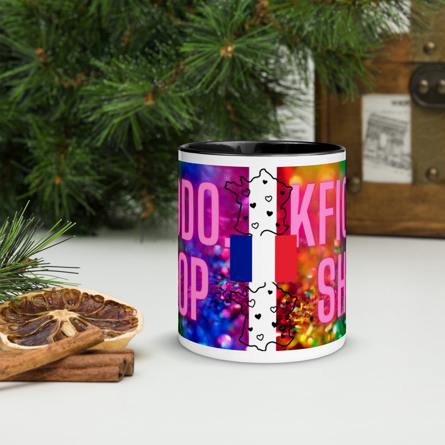 Mug à Intérieur Coloré.FRANCE