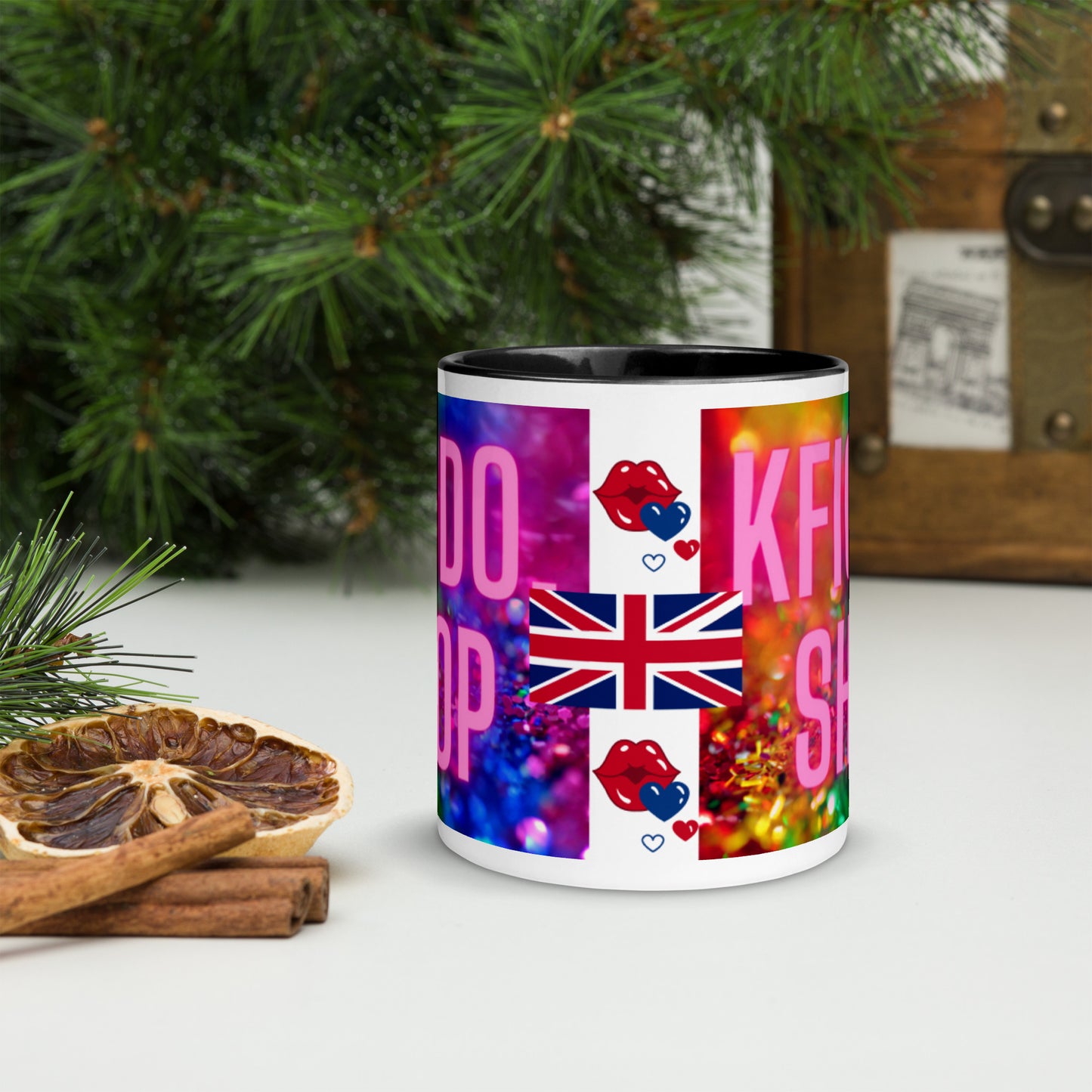 Mug à Intérieur Coloré.ANGLETERRE