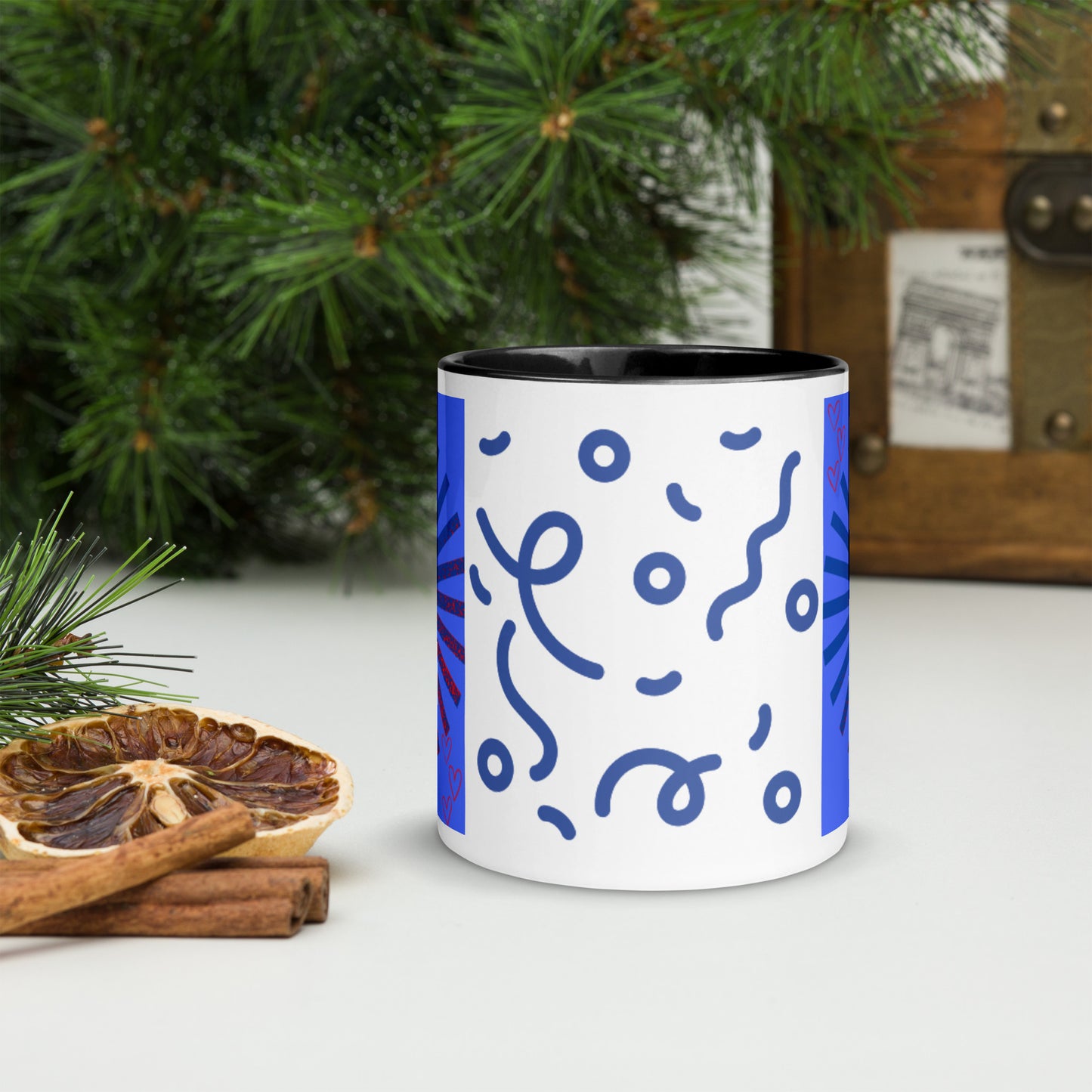 Mug *V à Intérieur Coloré