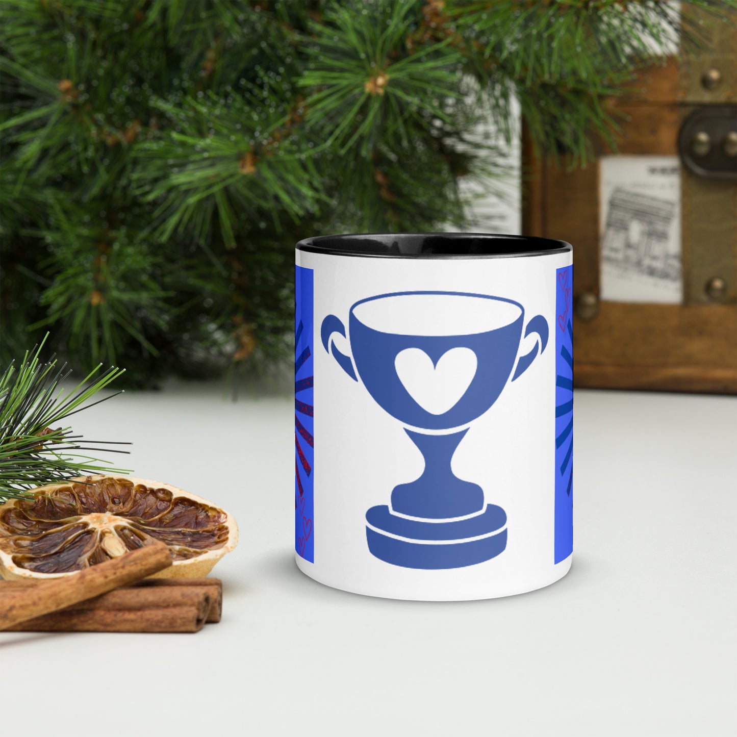 *R Mug with Colored Interior