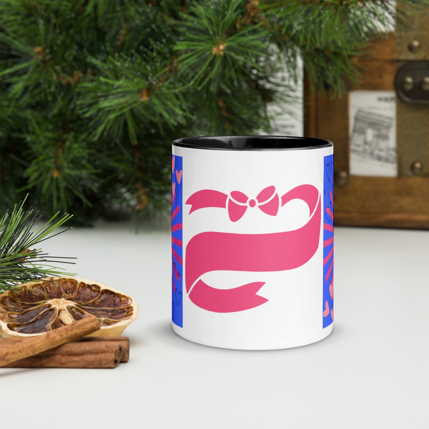 Mug *Q* à Intérieur Coloré