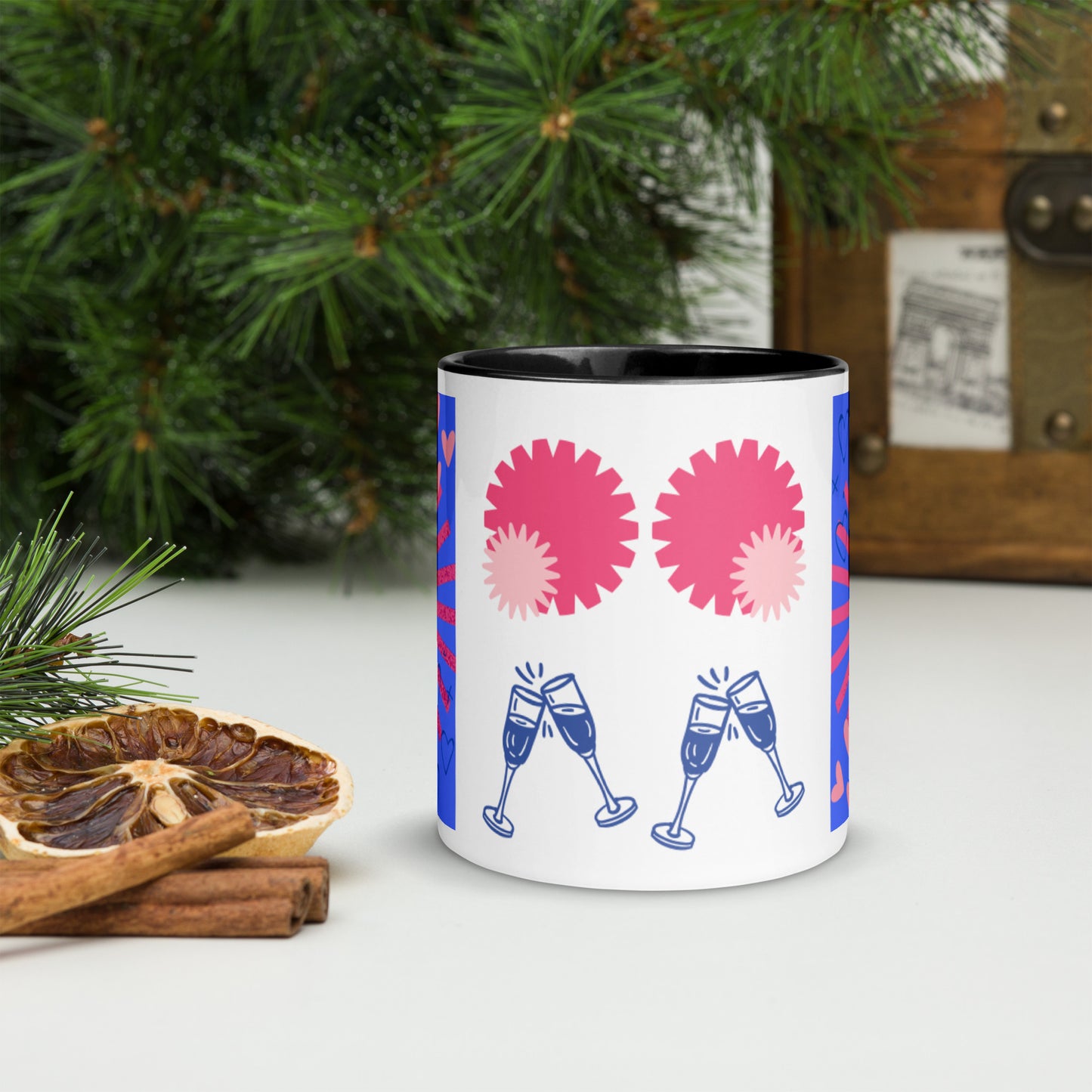 Mug *O* à Intérieur Coloré