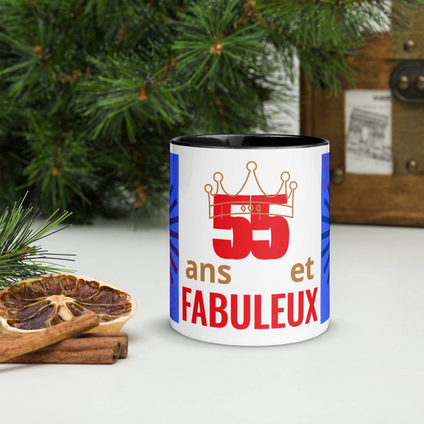 Mug *J à Intérieur Coloré