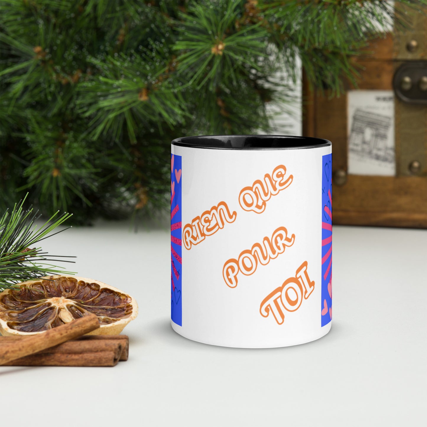 Mug *E* à Intérieur Coloré
