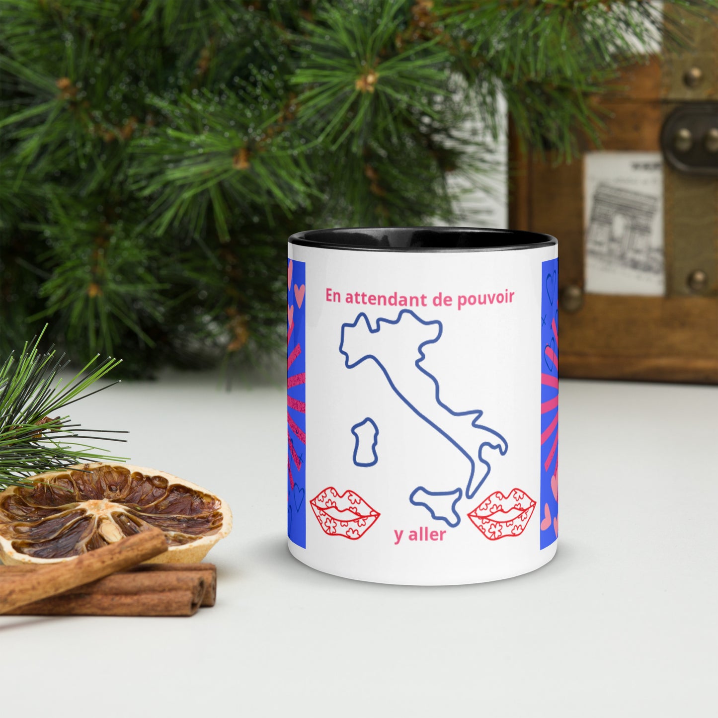 Mug *ITALIE* à Intérieur Coloré