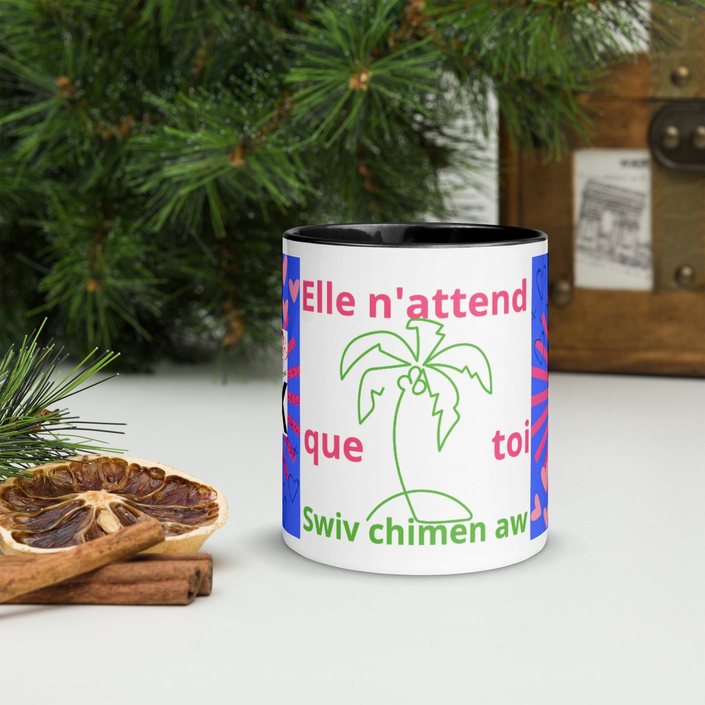 Mug *GUADELOUPE* à Intérieur Coloré