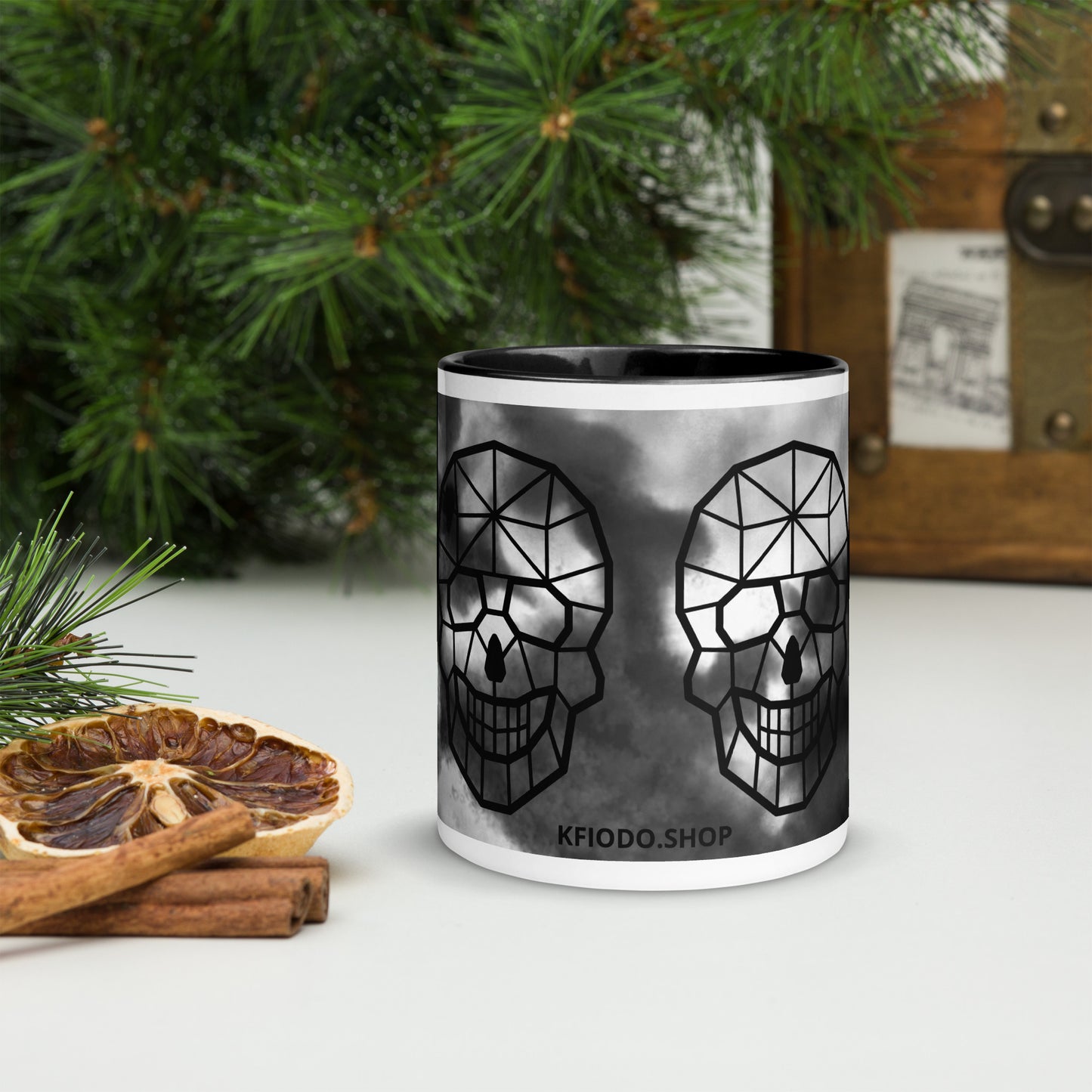 Mug à Intérieur Coloré SKULL #3
