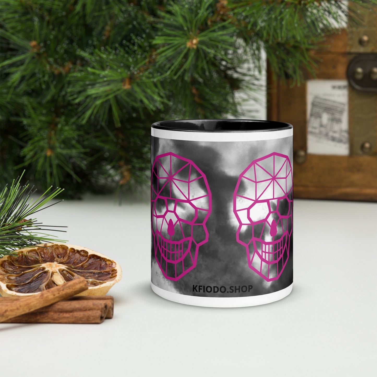 Mug à Intérieur Coloré SKULL #5