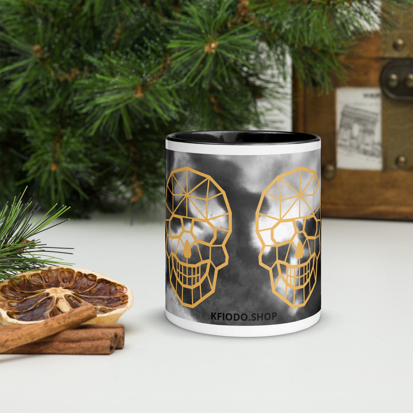 Mug à Intérieur Coloré SKULL #7