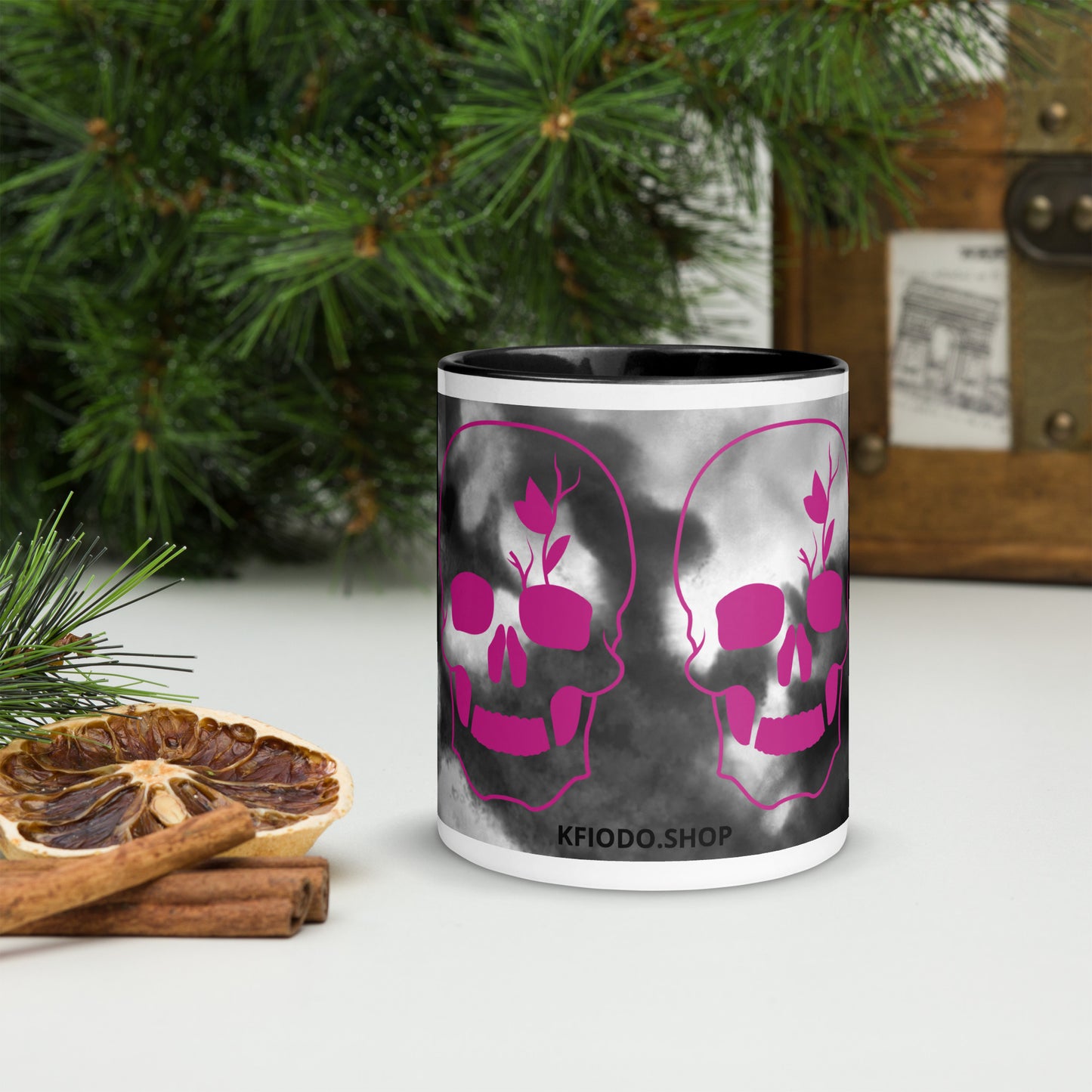 Mug à Intérieur Coloré SKULL #6