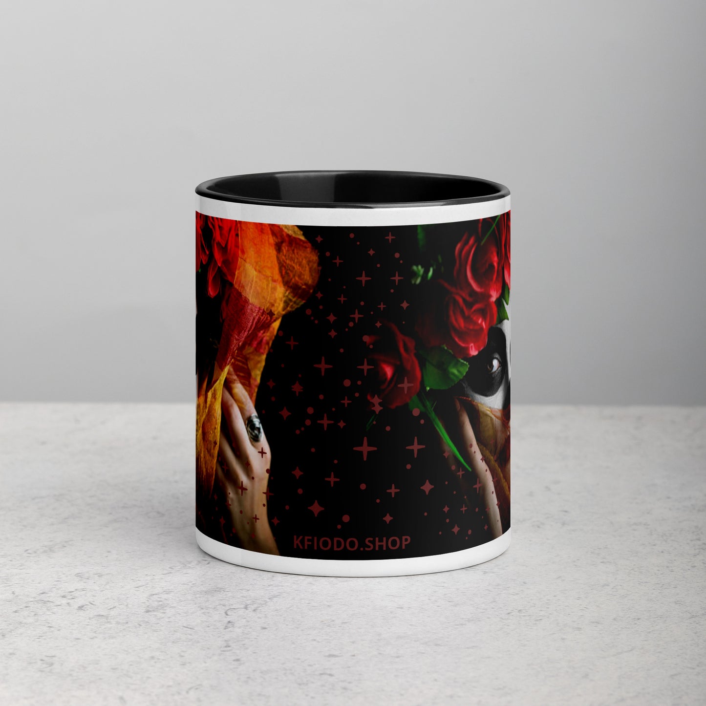Mug à Intérieur Coloré *SKULL #17