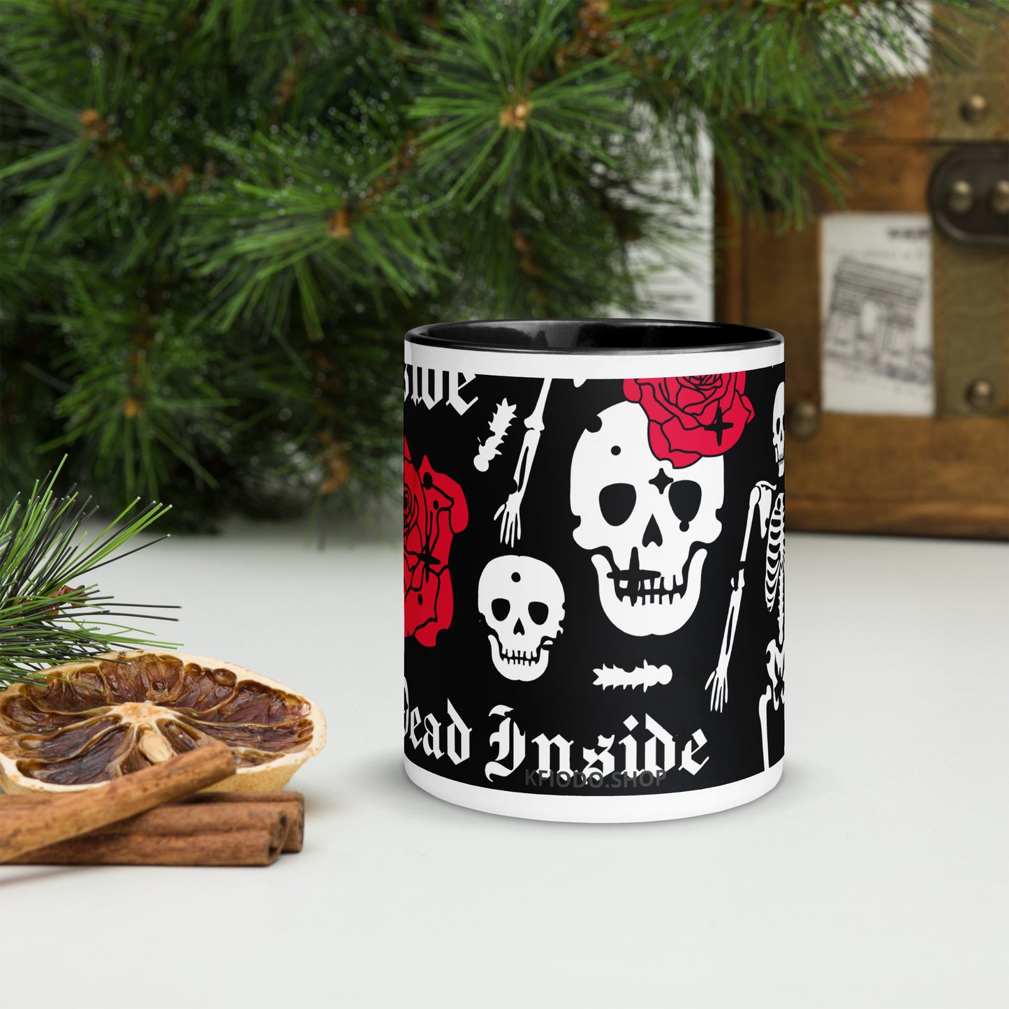 Mug à Intérieur Coloré *SKULL #12