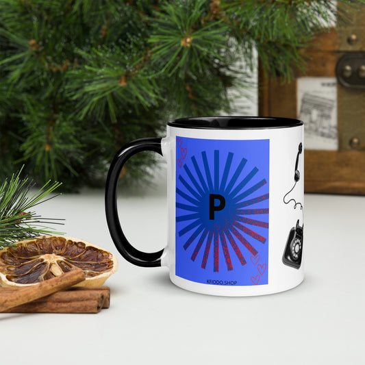 Mug *P à Intérieur Coloré