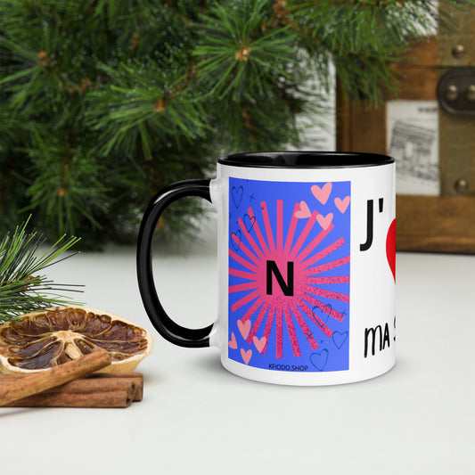 Mug *N* à Intérieur Coloré