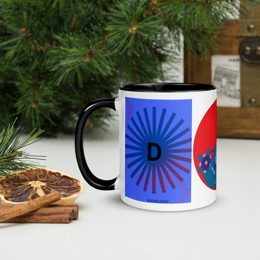 Mug *D à Intérieur Coloré
