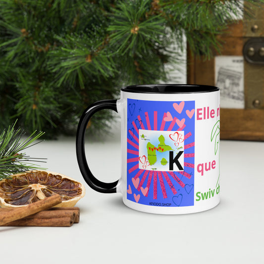 Mug *GUADELOUPE* à Intérieur Coloré