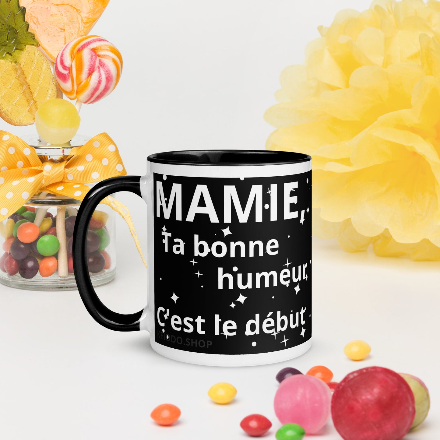 Mug à Intérieur Coloré *MAMIE #4