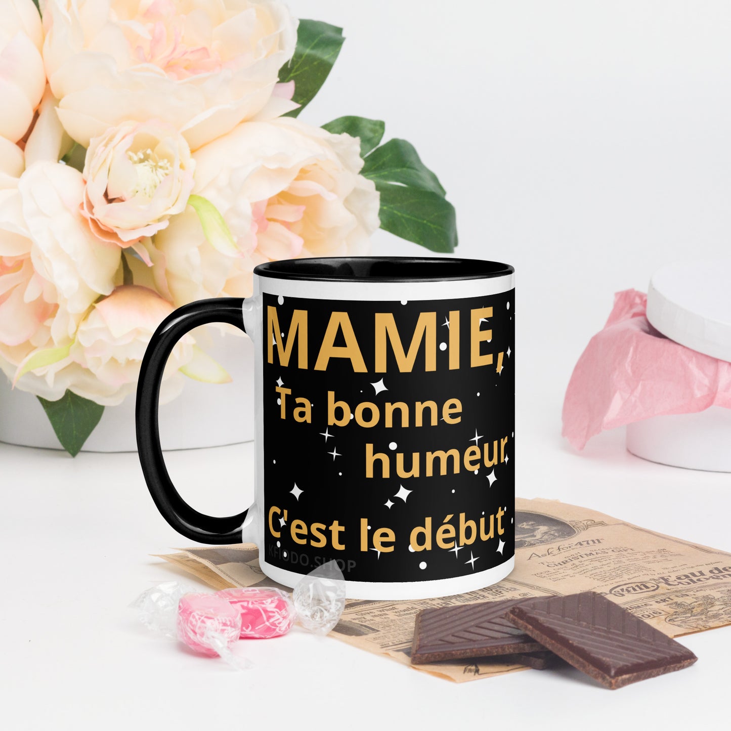 Mug à Intérieur Coloré *MAMIE #3