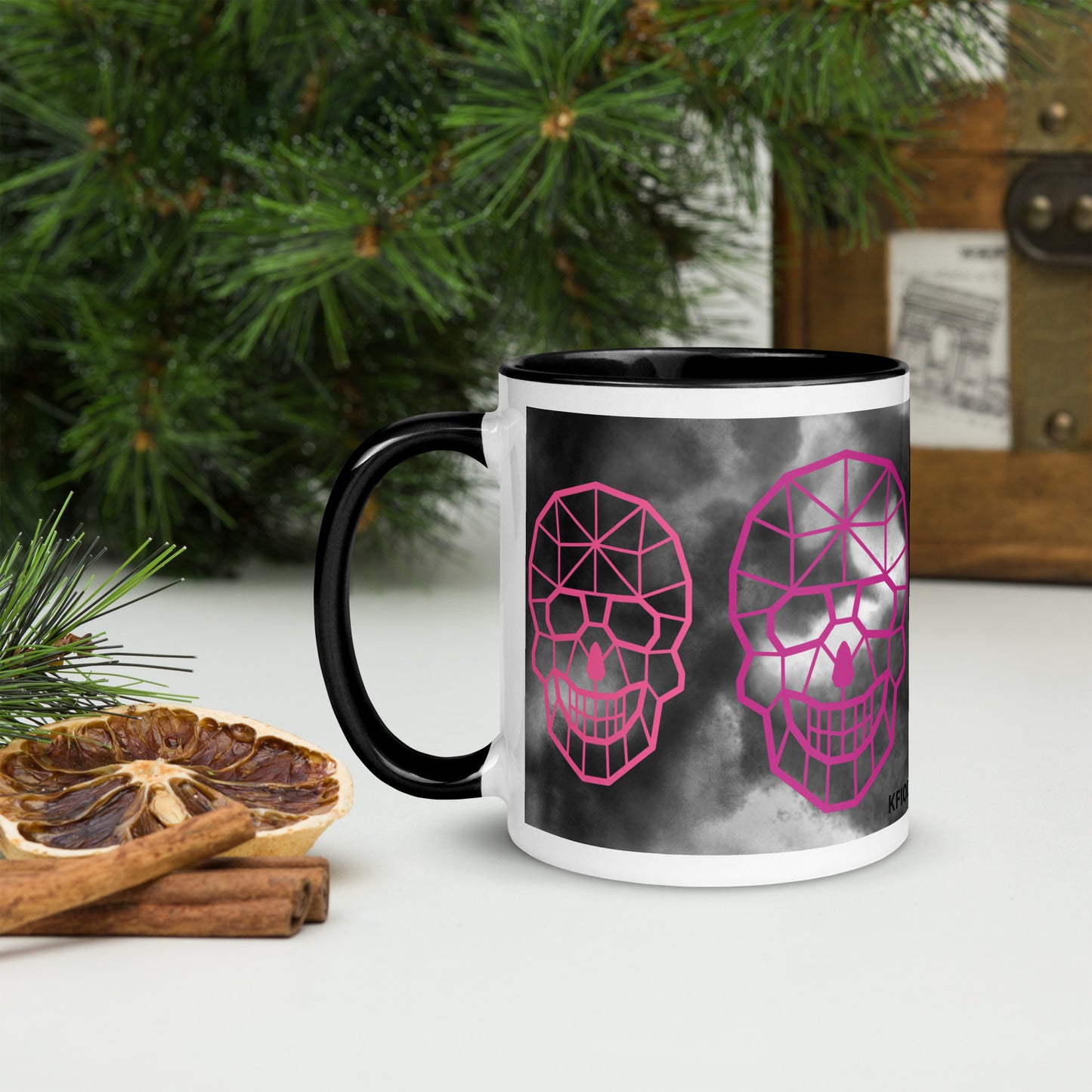 Mug à Intérieur Coloré SKULL #5