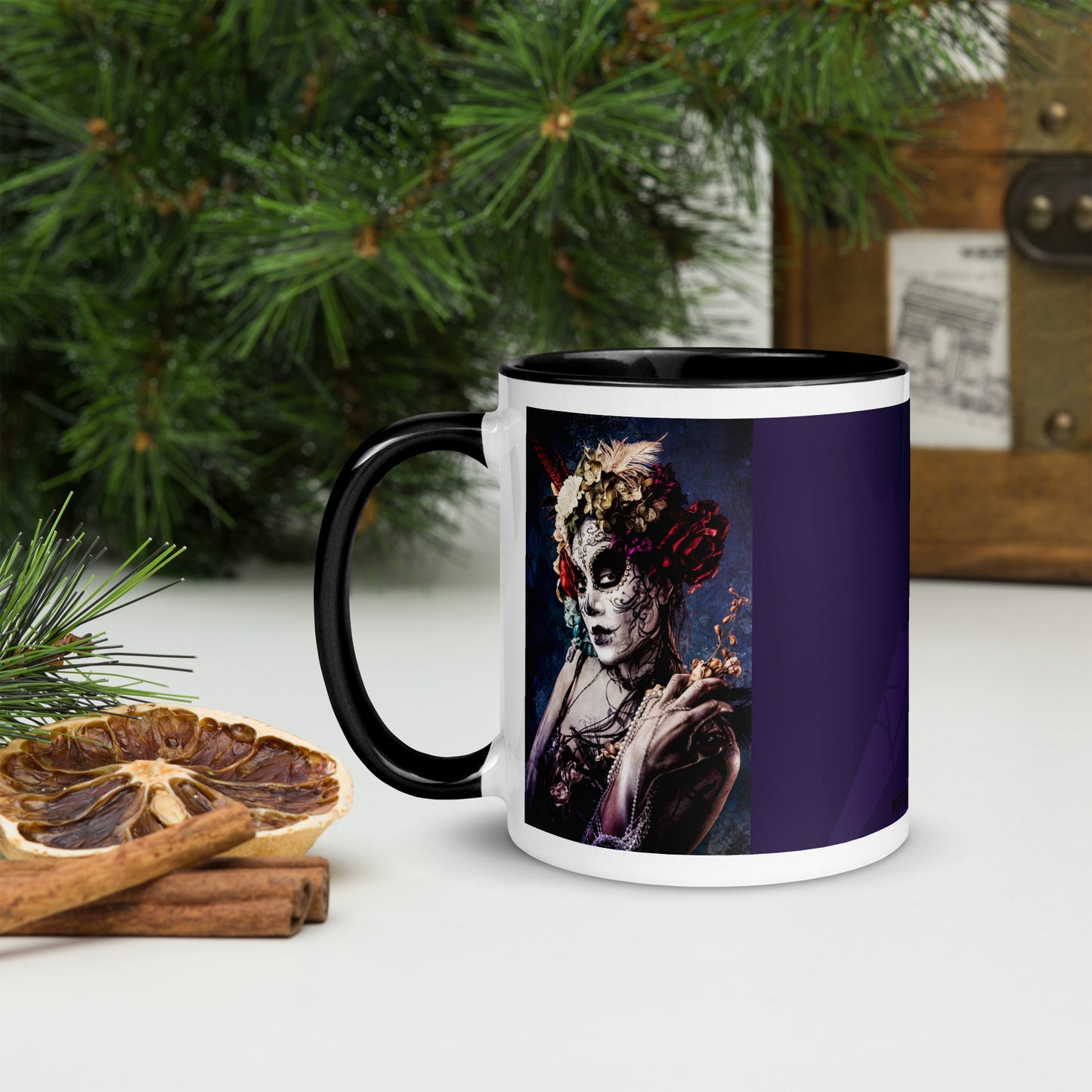 Mug à Intérieur Coloré *SKULL #14