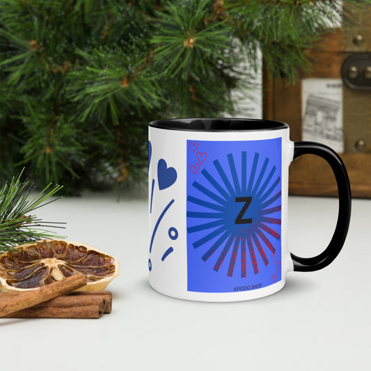 Mug *Z à Intérieur Coloré