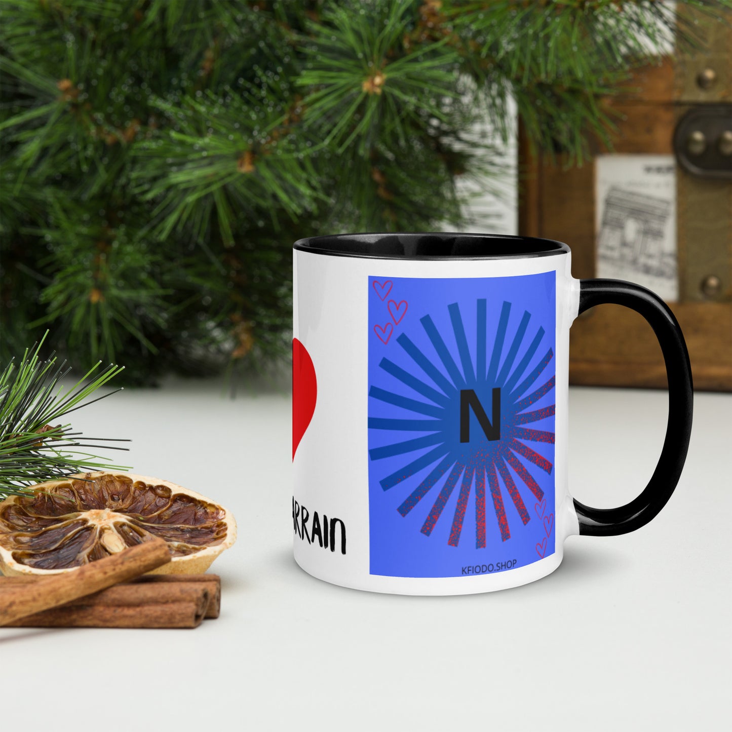 *N Mug with Colored Interior
