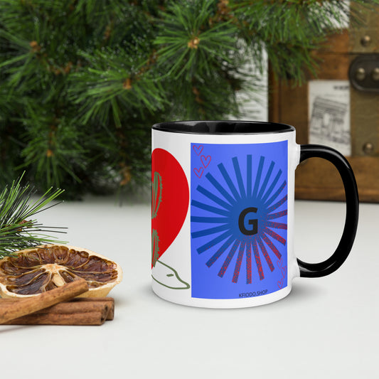 Mug *G  à Intérieur Coloré