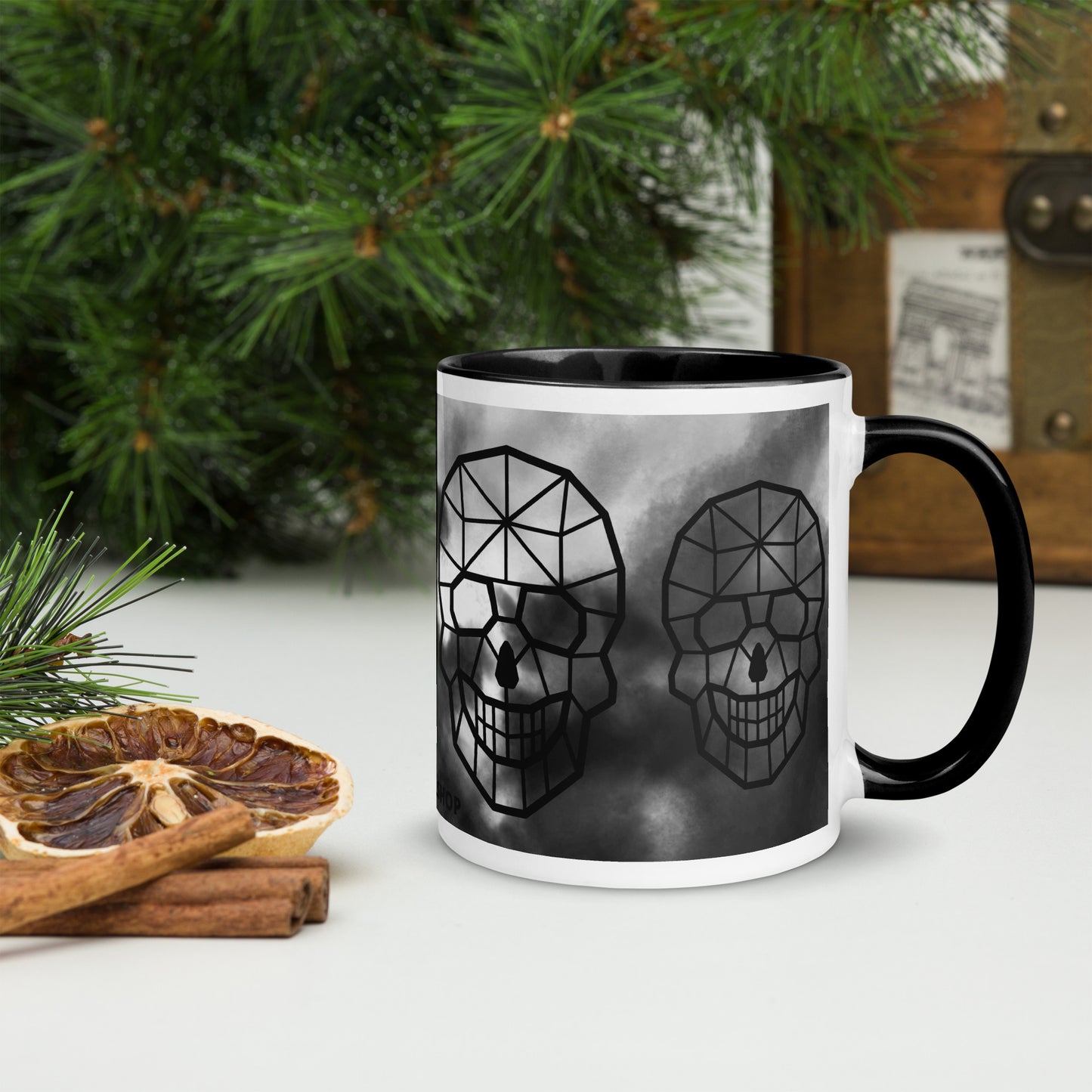 Mug à Intérieur Coloré SKULL #3