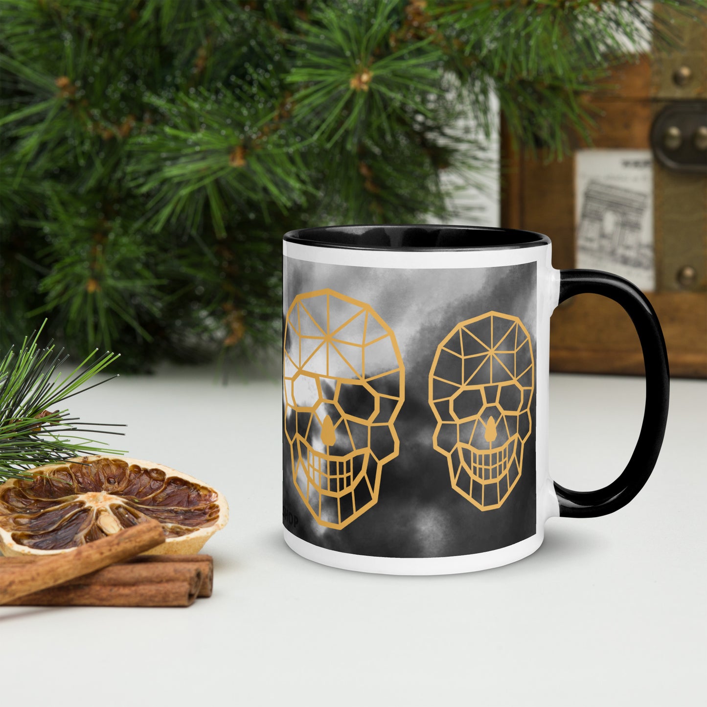 Mug à Intérieur Coloré SKULL #7