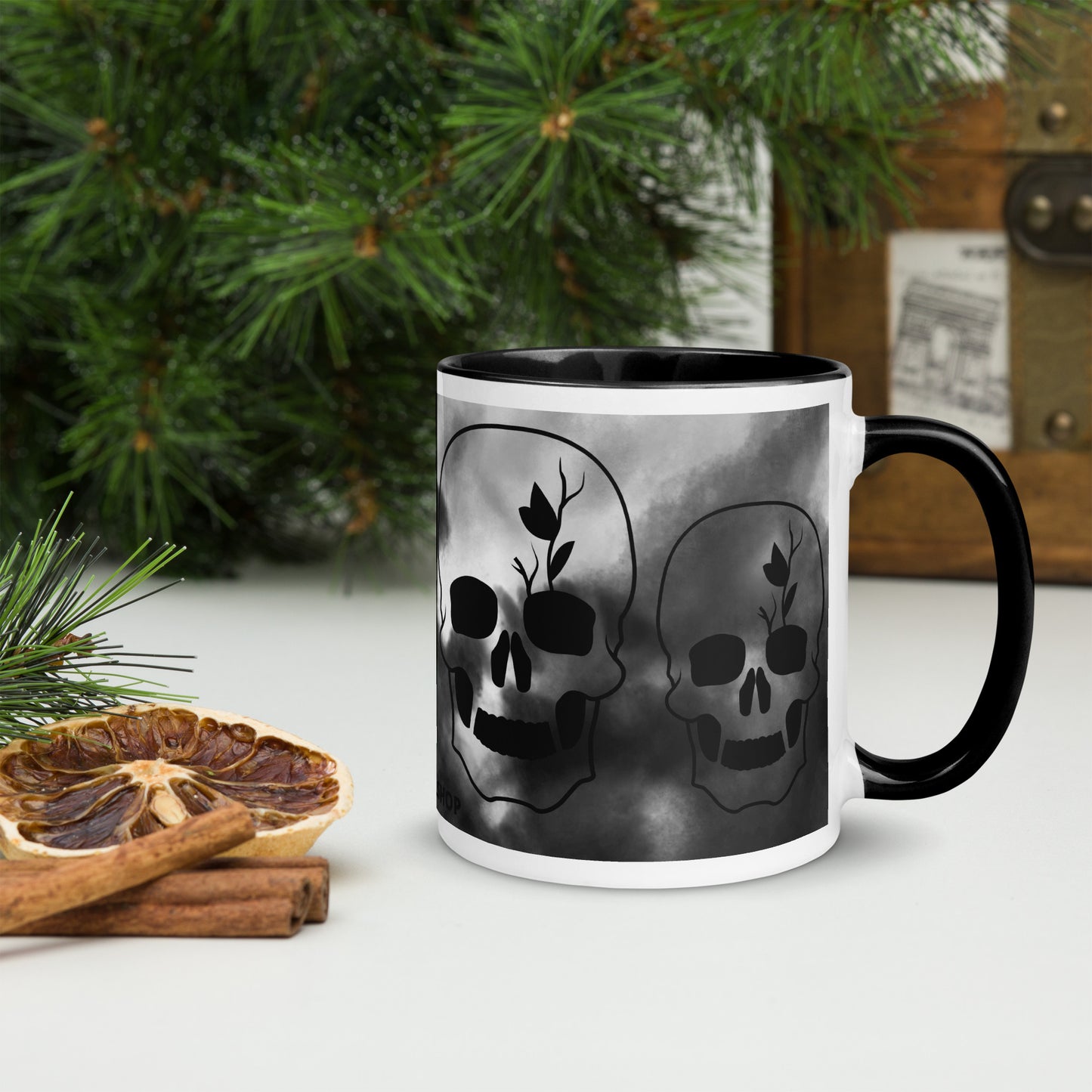 Mug à Intérieur Coloré SKULL #4