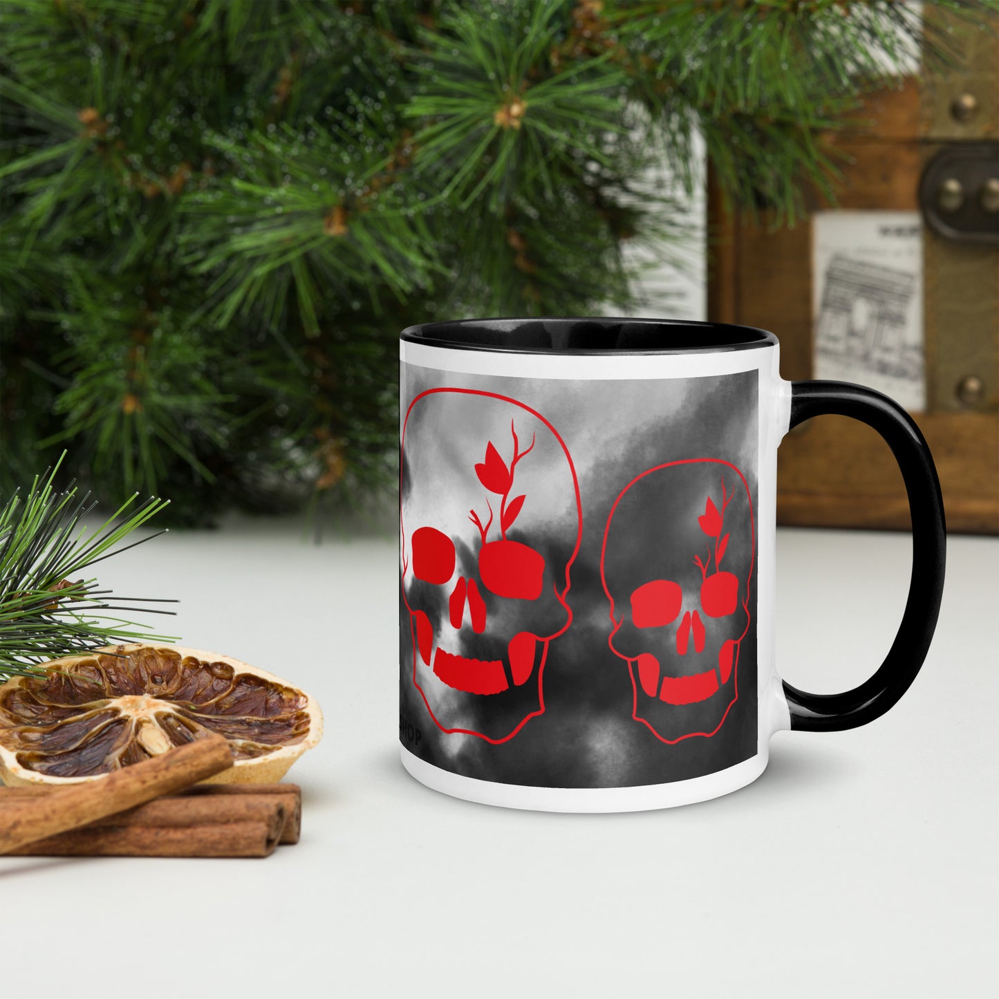 Mug à Intérieur Coloré SKULL #2