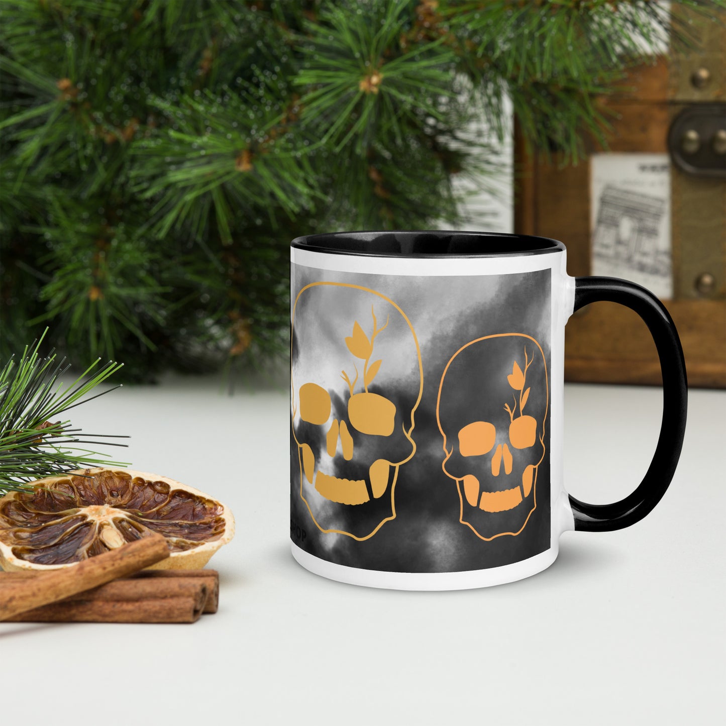 Mug à Intérieur Coloré SKULL#8