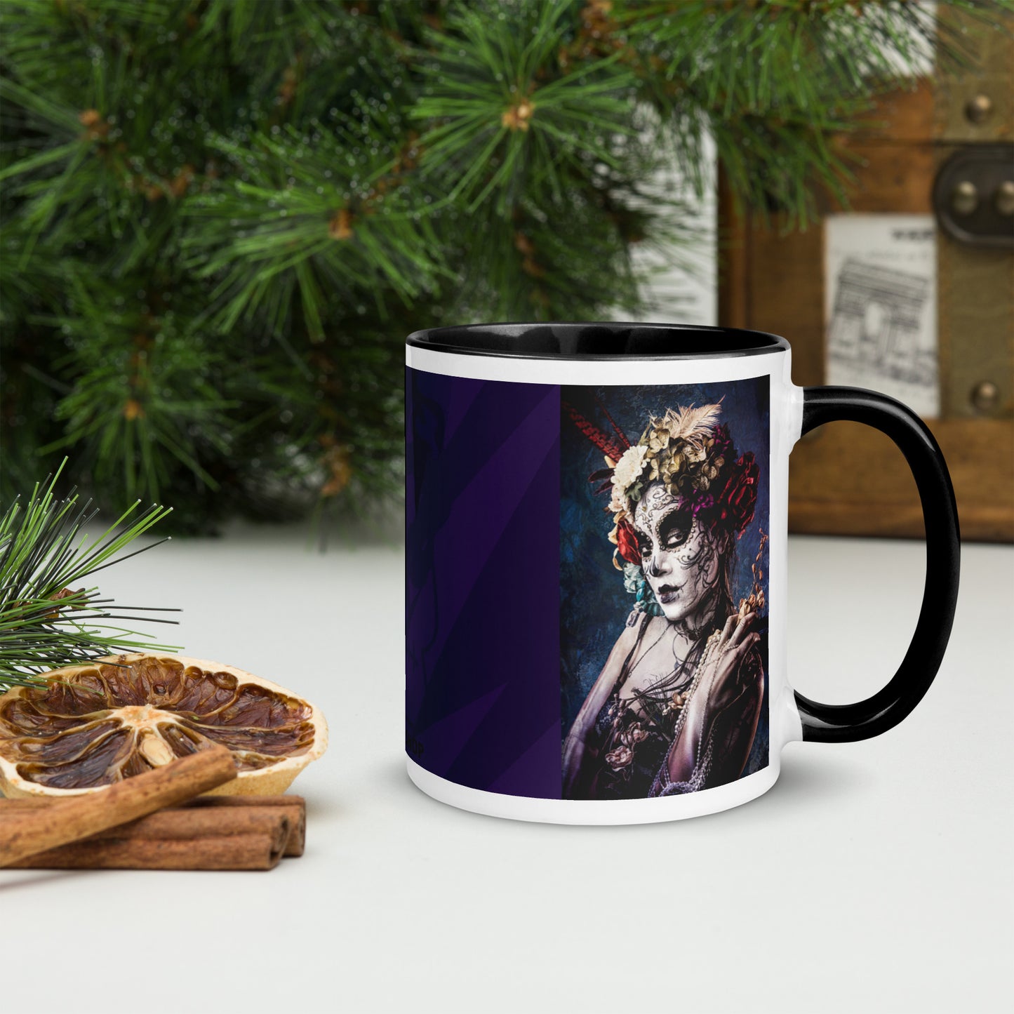 Mug à Intérieur Coloré *SKULL #14