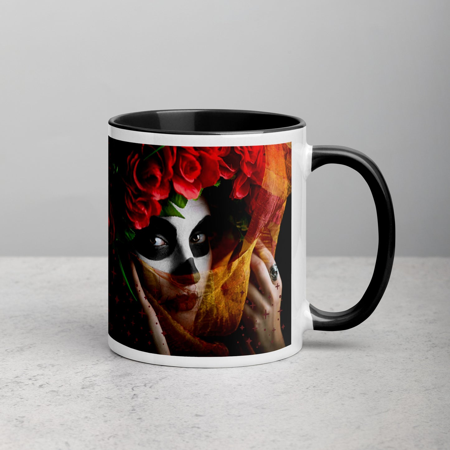 Mug à Intérieur Coloré *SKULL #17