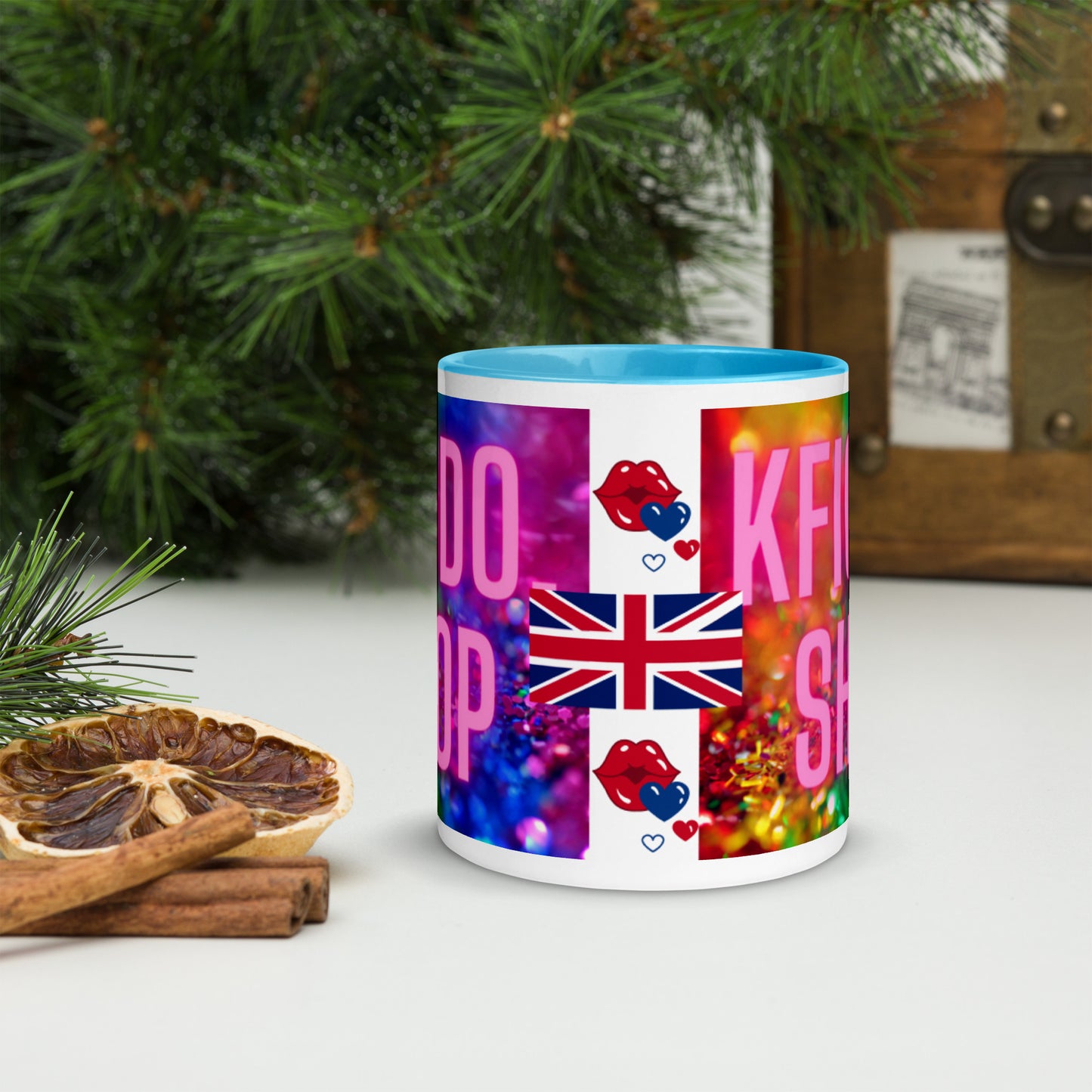 Mug à Intérieur Coloré.ANGLETERRE
