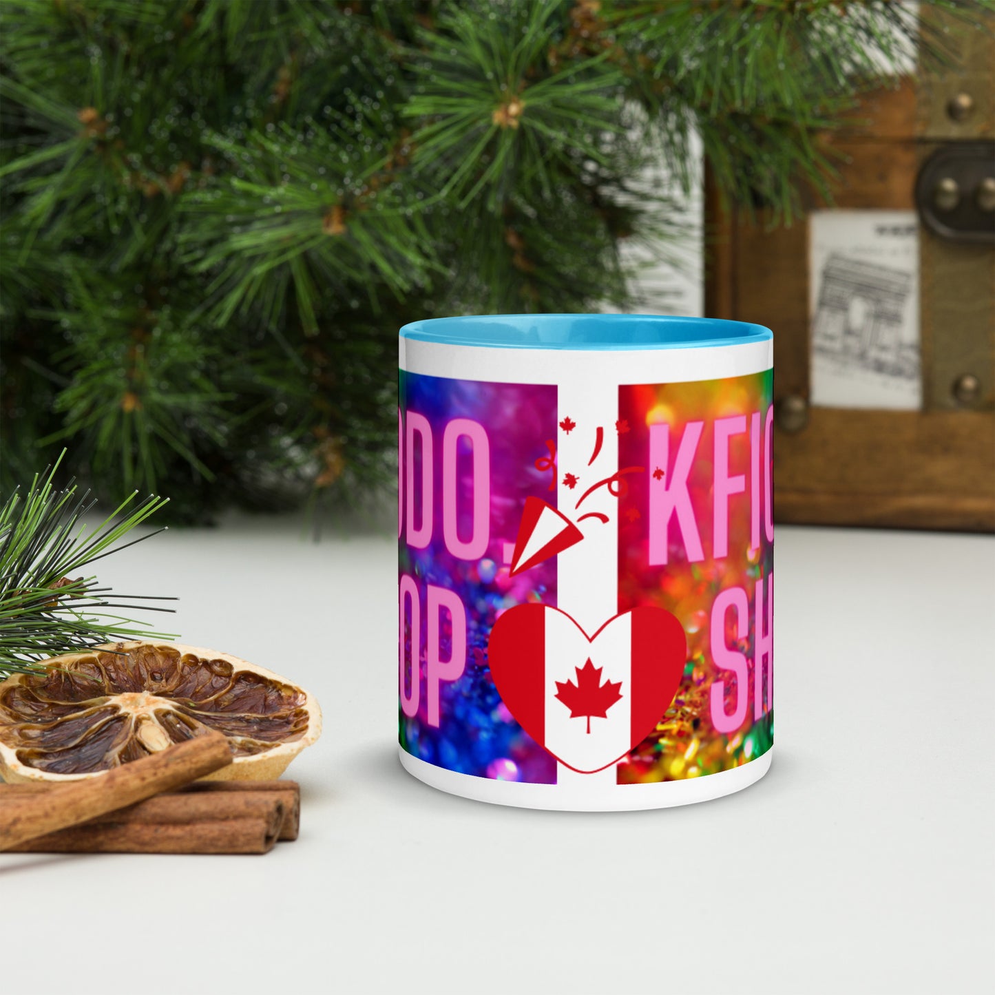 Mug à Intérieur Coloré.CANADA