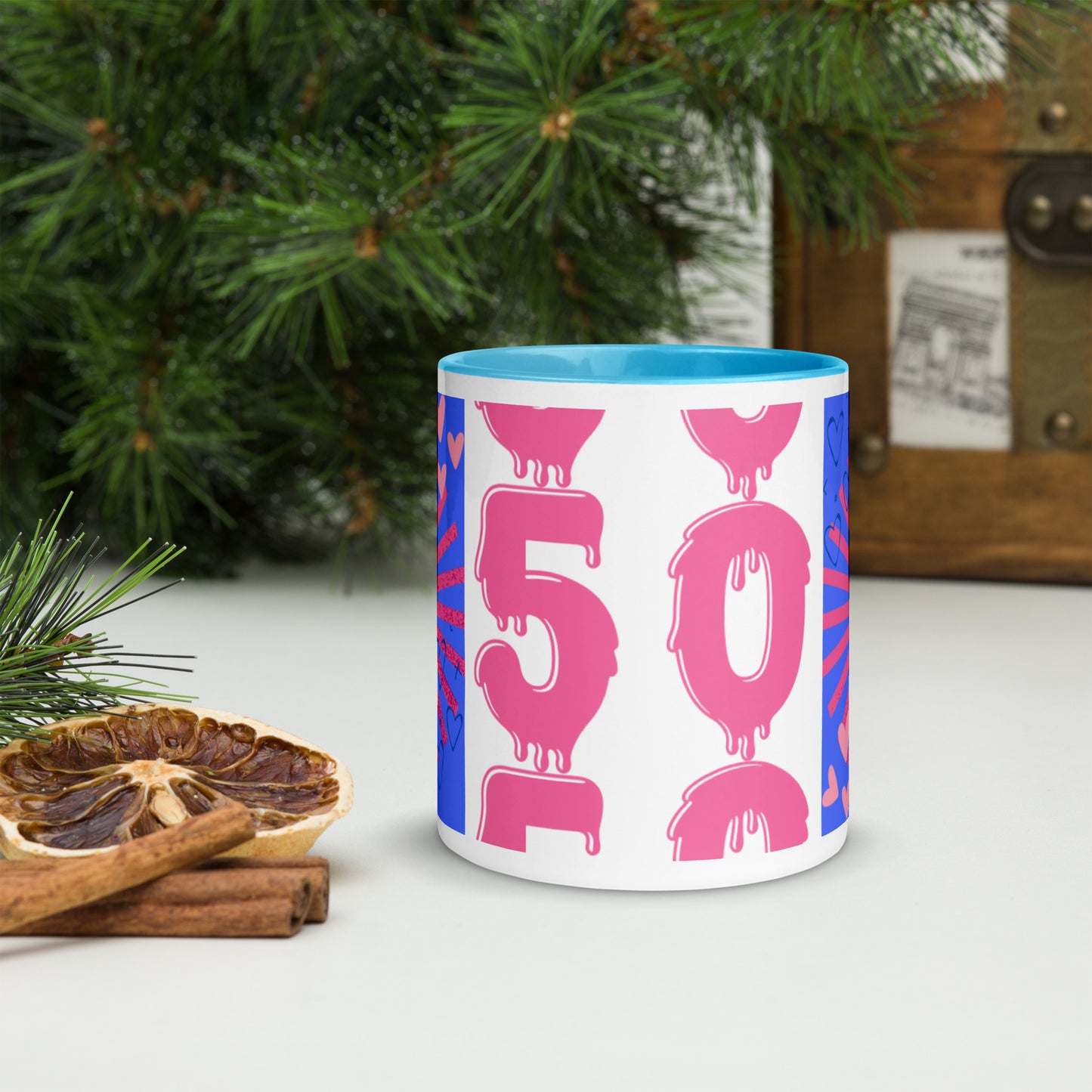 Mug *Y* à Intérieur Coloré