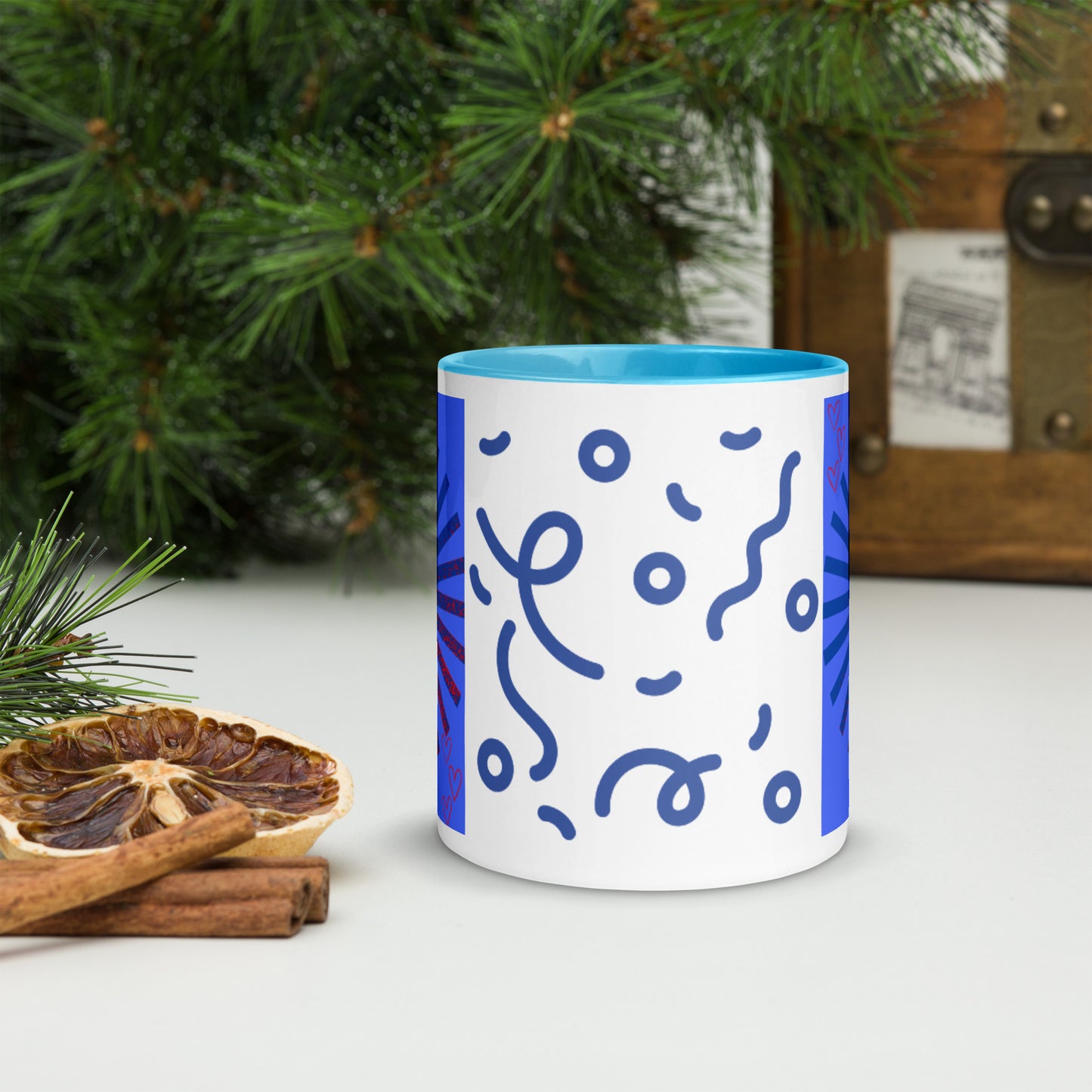 Mug *V à Intérieur Coloré
