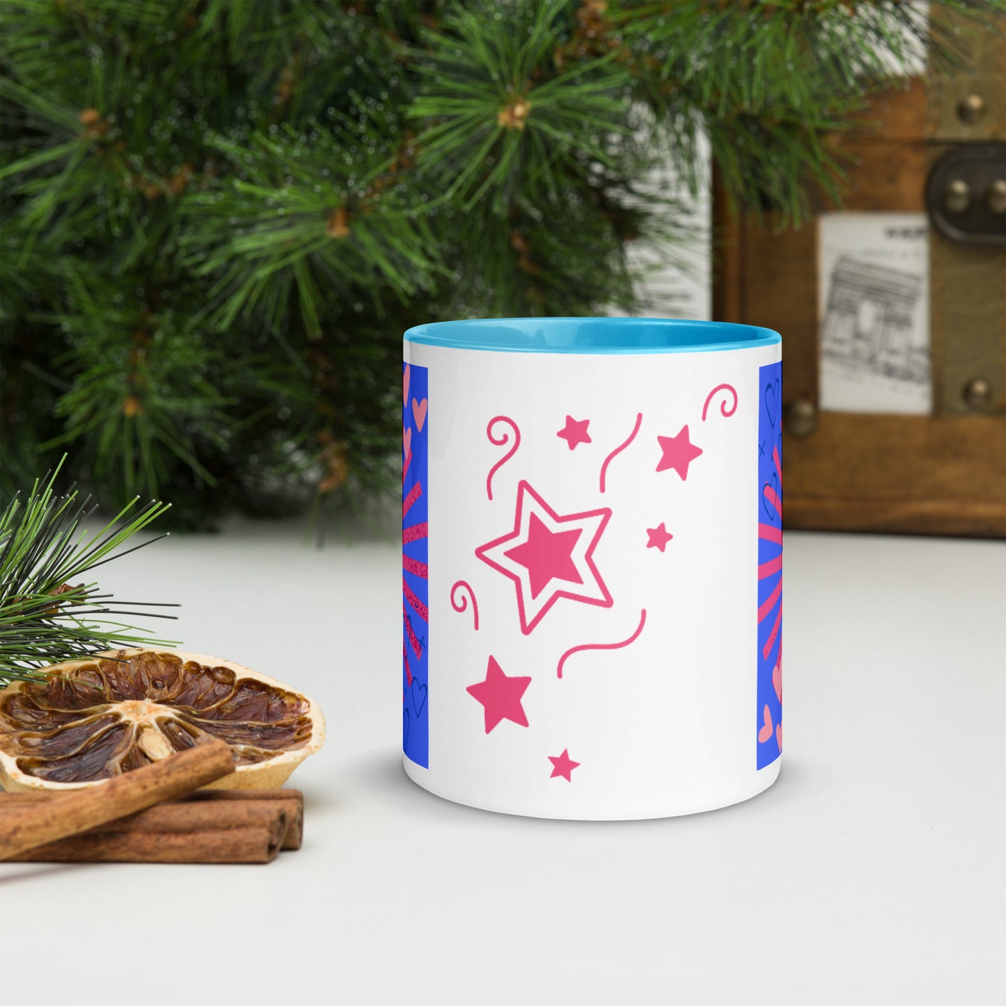 Mug *U* à Intérieur Coloré