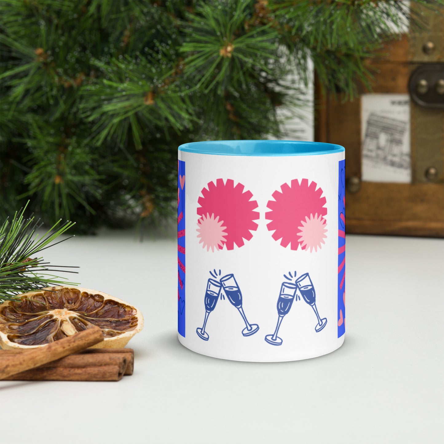 Mug *O* à Intérieur Coloré