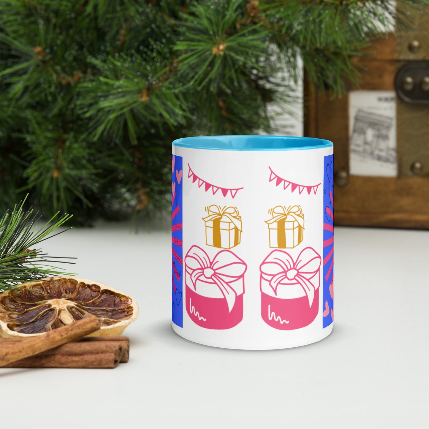 Mug *M* à Intérieur Coloré